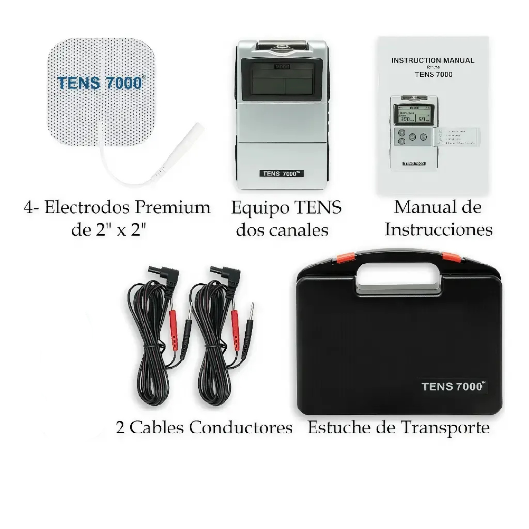 TENS + EMS – Electroestimulador muscular recargable