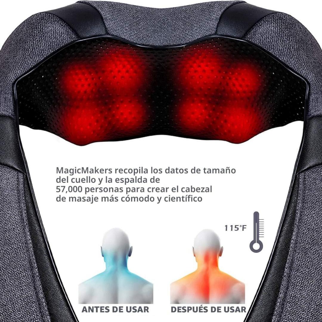 Masajeador de cuello ergonomico