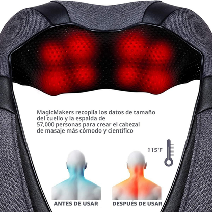 Masajeador de cuello ergonomico